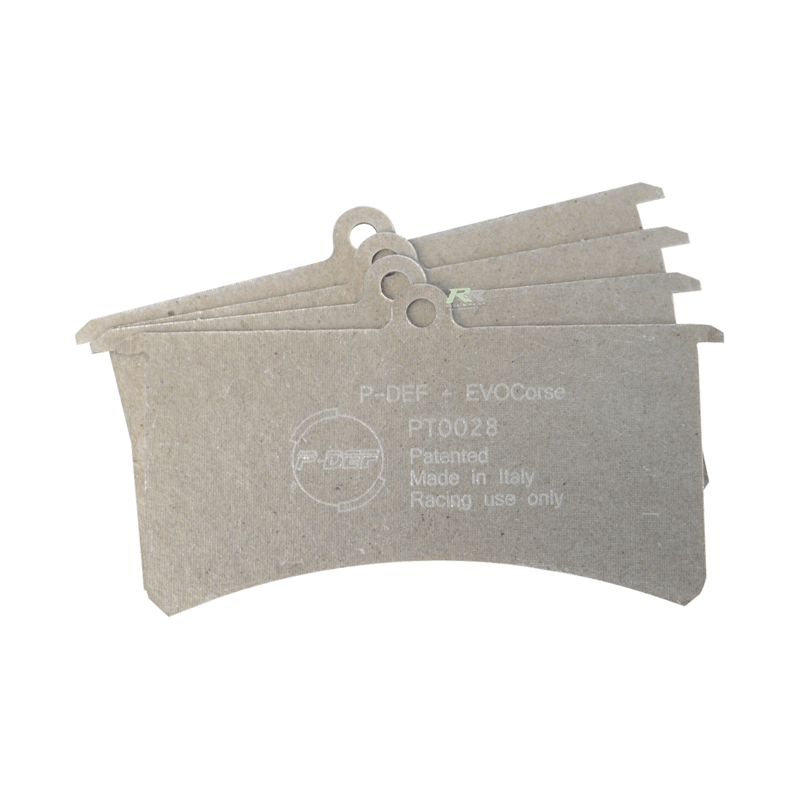 P-DEF Brake Pad Insulator Kit (4 plates) - FRP501 / 7751 - Race and Rally