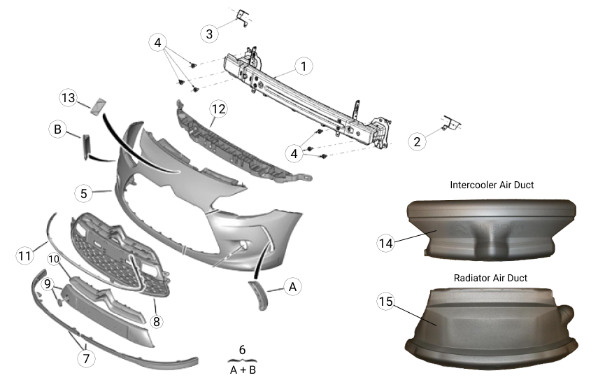 R1A - Front Bumper - Race and Rally