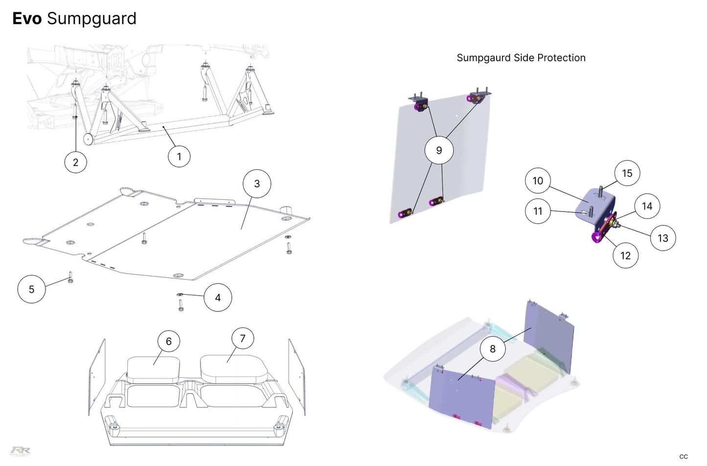 R6A - Front Sumpguard - EVO - Race and Rally