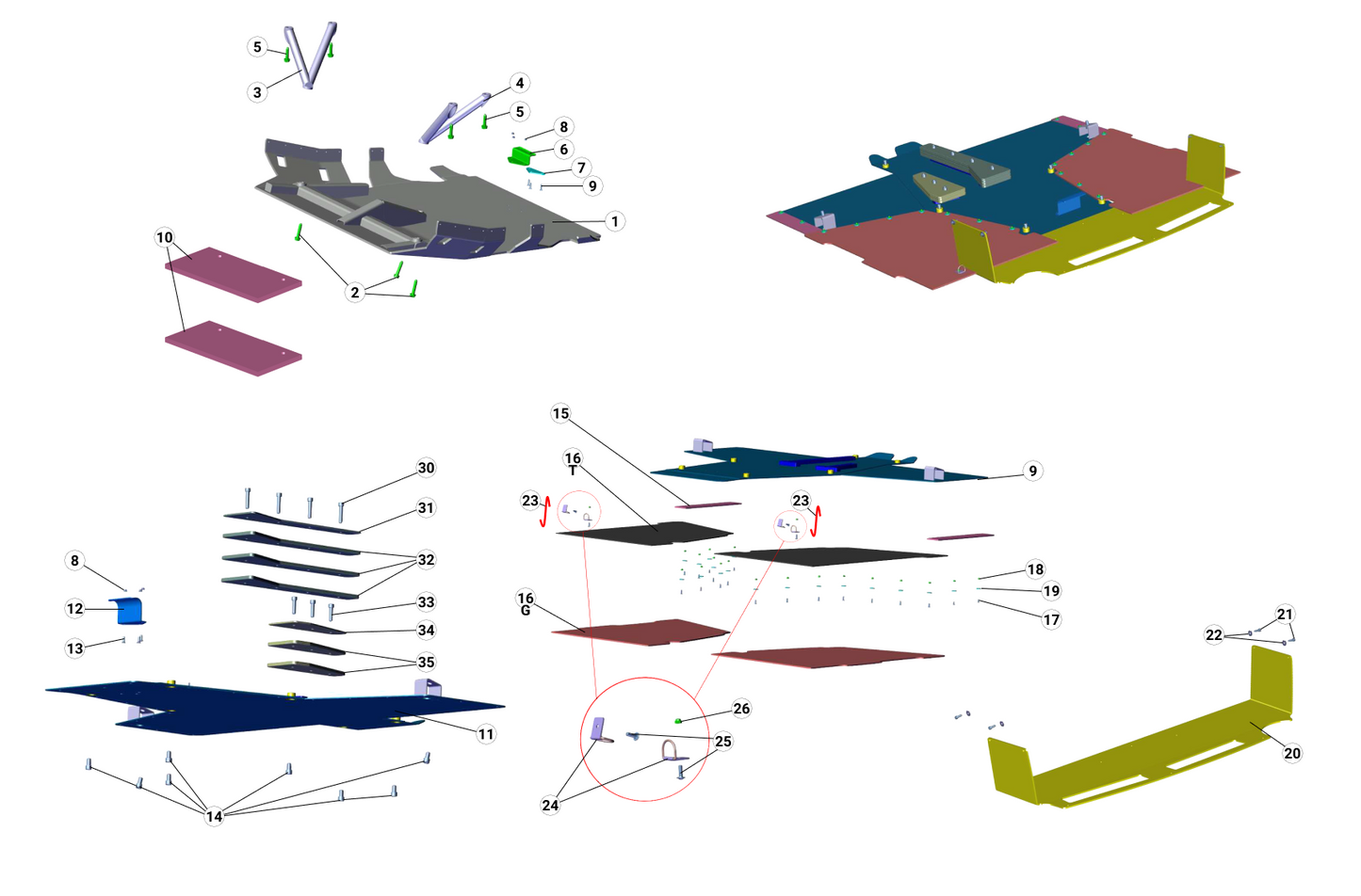 R6A - Front & Rear Guards - Race and Rally