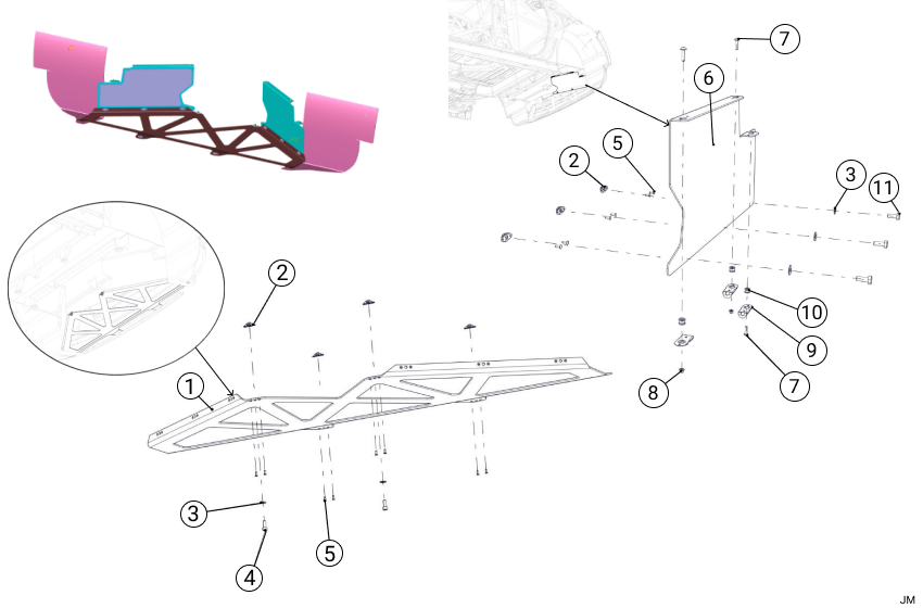 R6C - Exhaust Protection - Race and Rally