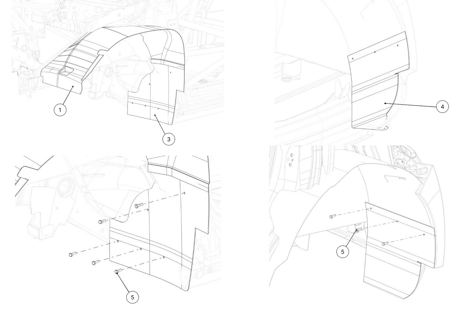 R6C - Wheel Arch Protection - Race and Rally