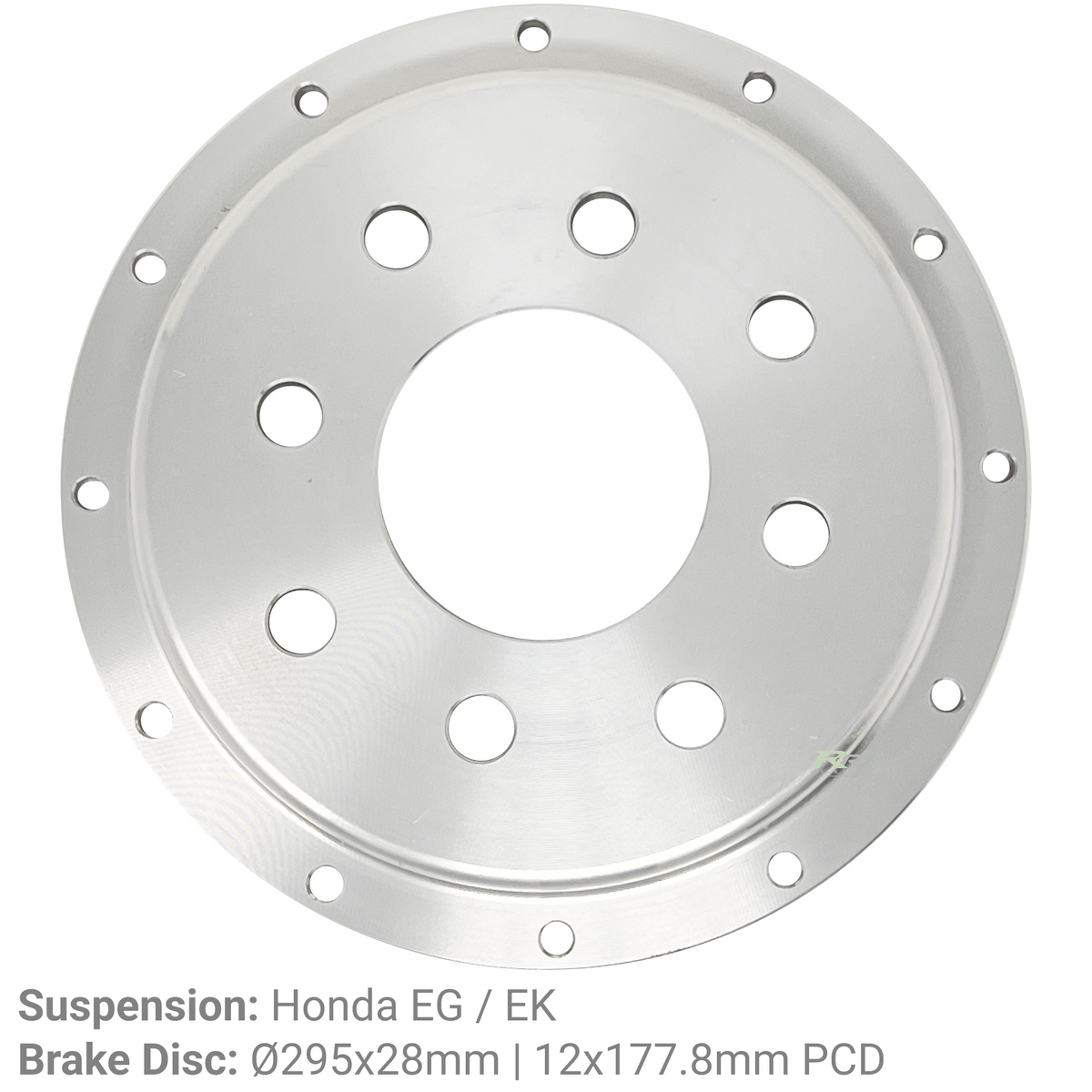 Honda EG/EK Front Alloy Bell - 12 Bolt 177.8mm P.C.D. - Suits Ø295mm Brake Disc (Brembo Replacement)
