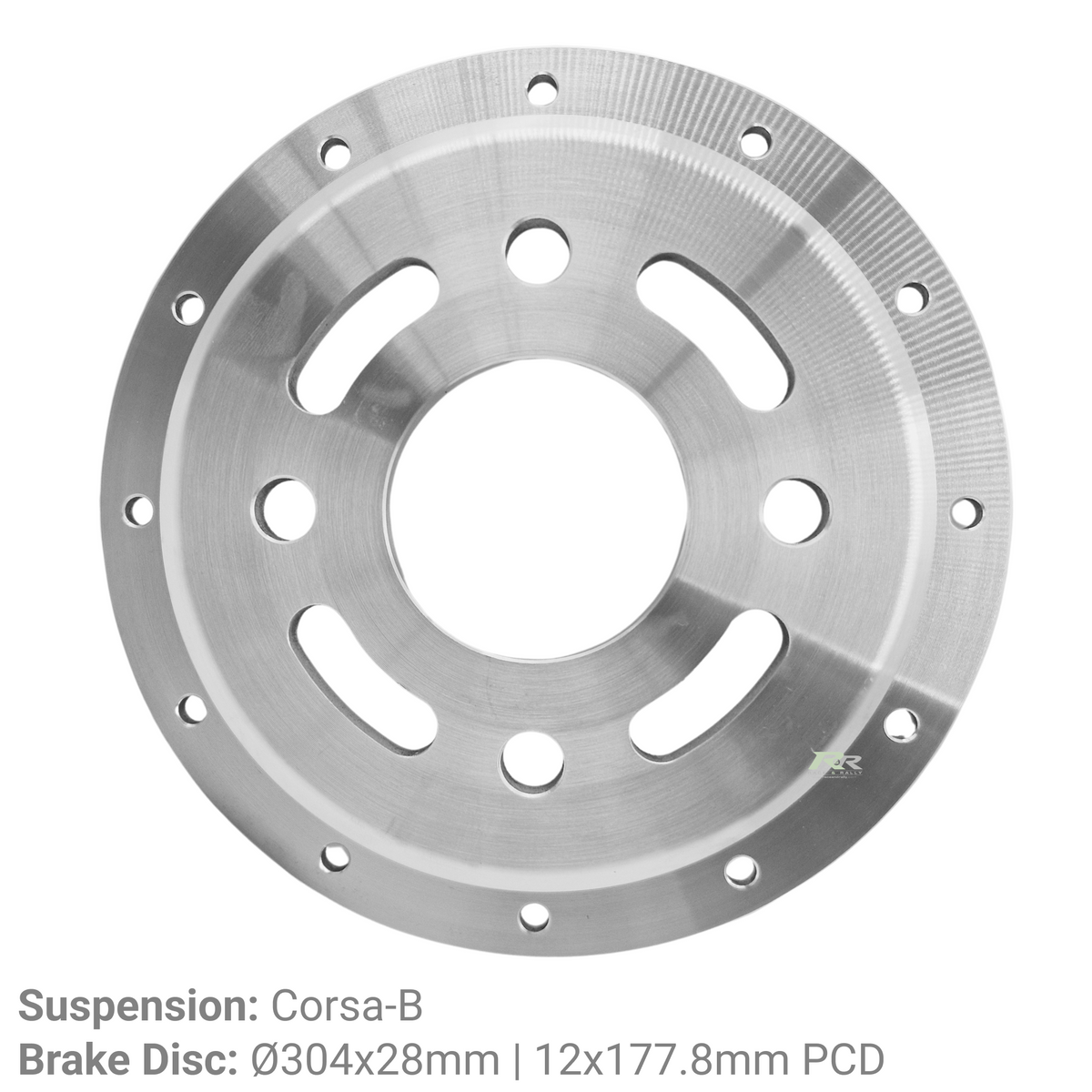 Corsa-B Brake Disc Mounting Bell to suit Ø304x28mm Brake Disc - Race and Rally