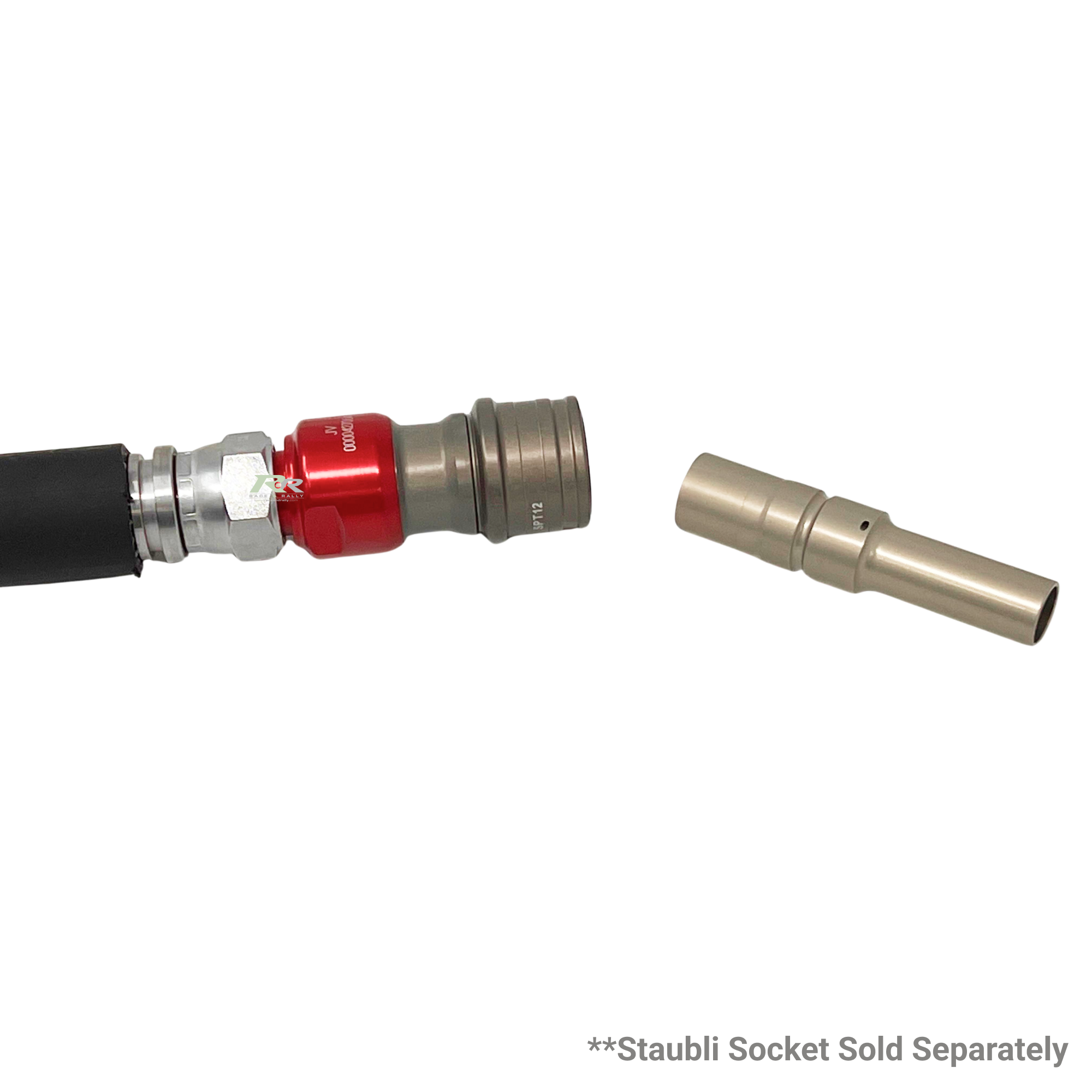 Staubli Dry Break Connector for Standard Filler Neck Tanks - Race and Rally