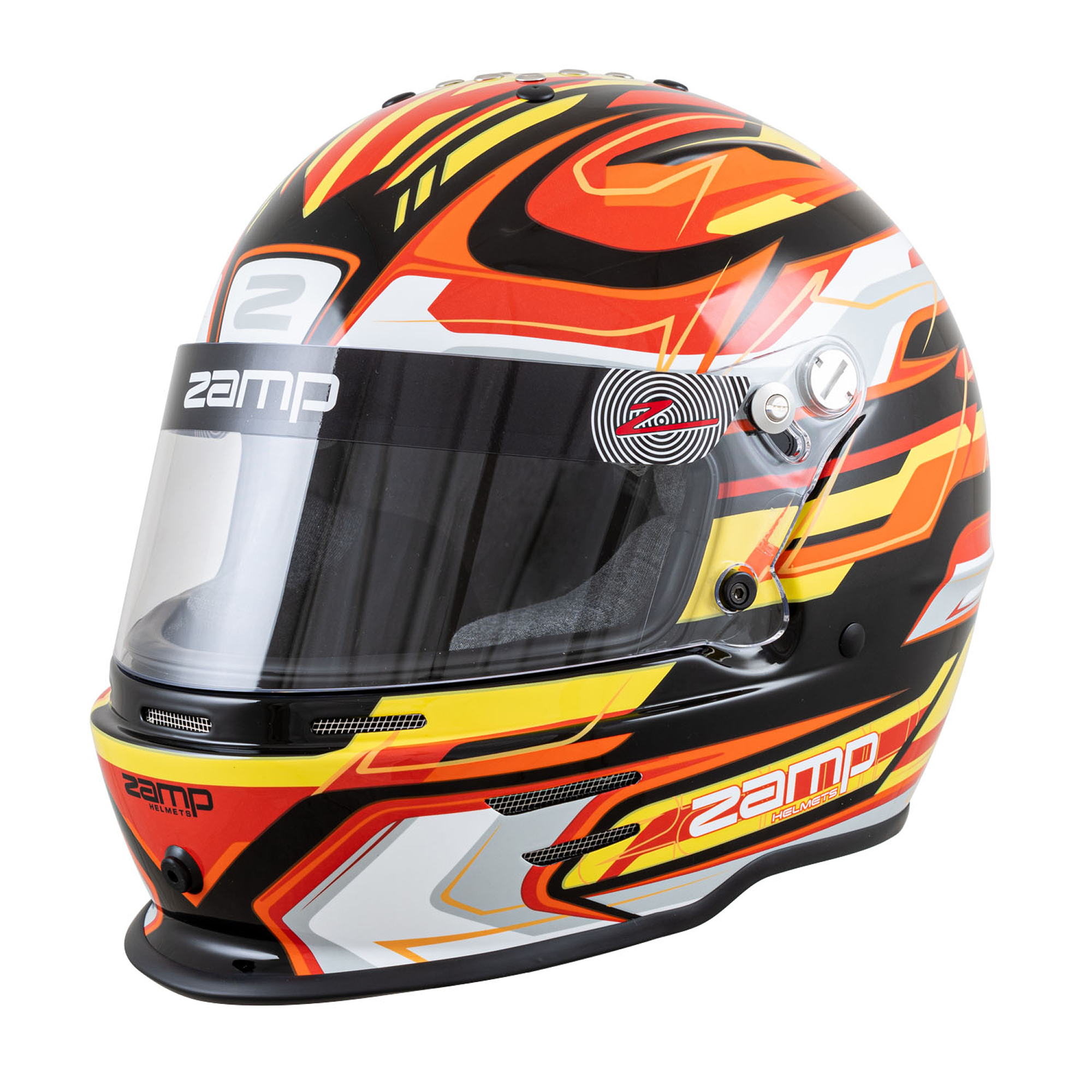 RZ 42 Youth Karting Helmet - Red / Black - Race and Rally