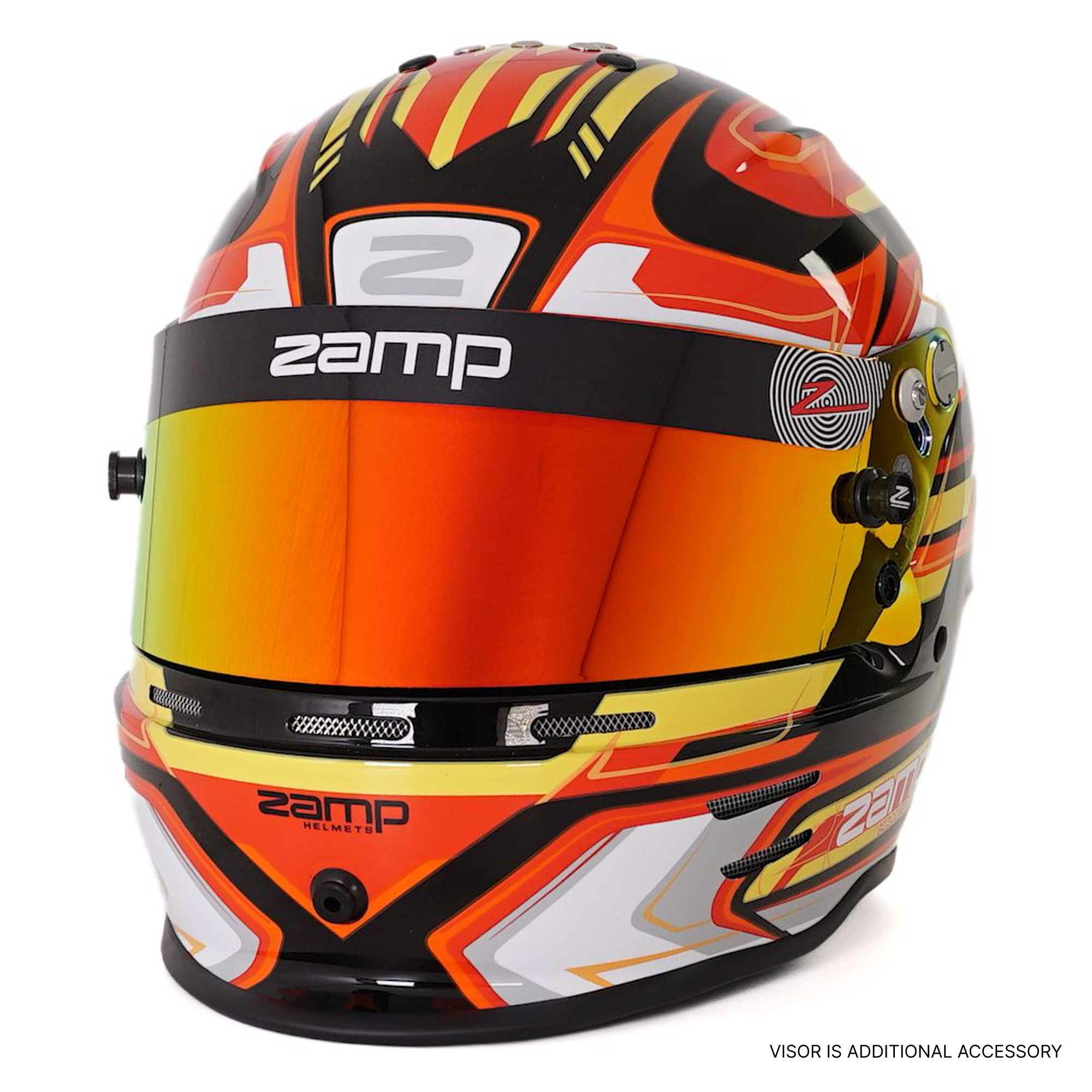 RZ 42 Youth Karting Helmet - Red / Black - Race and Rally