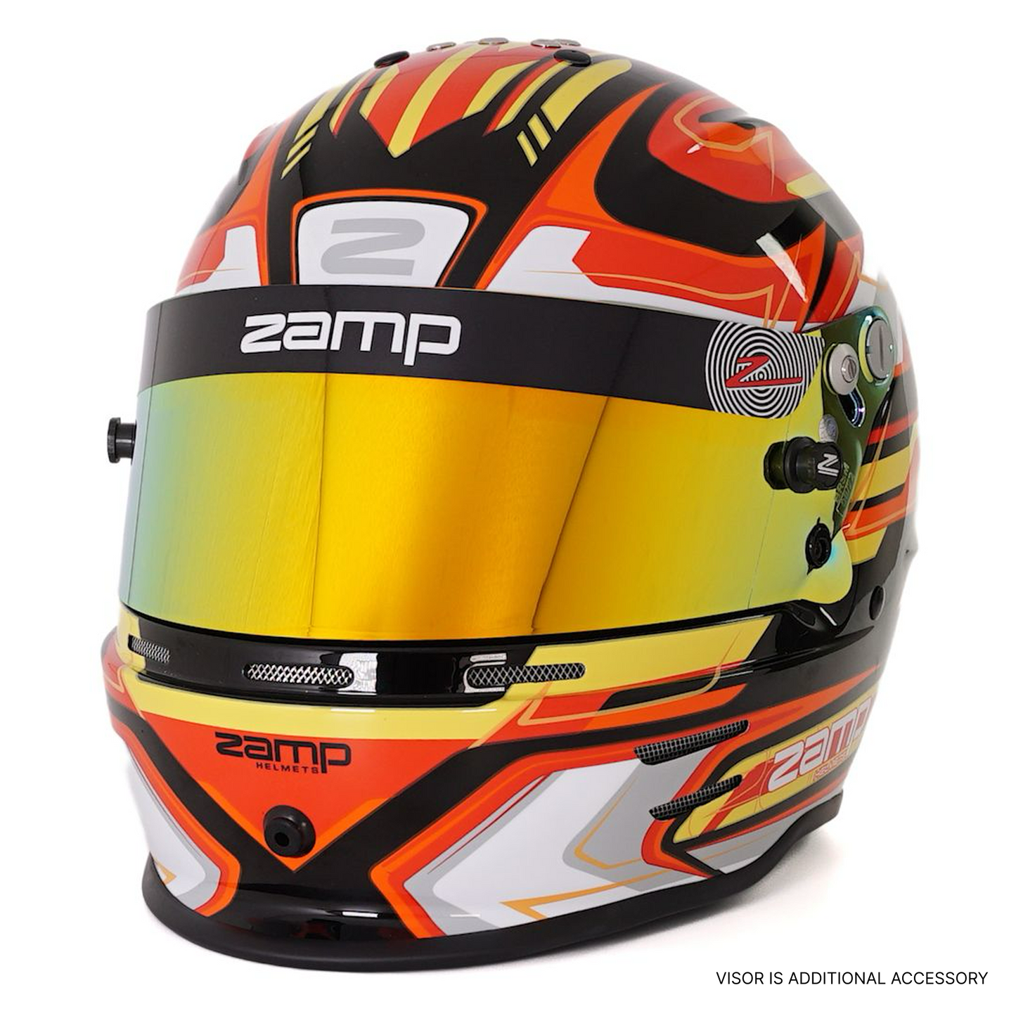 RZ 42 Youth Karting Helmet - Red / Black - Race and Rally