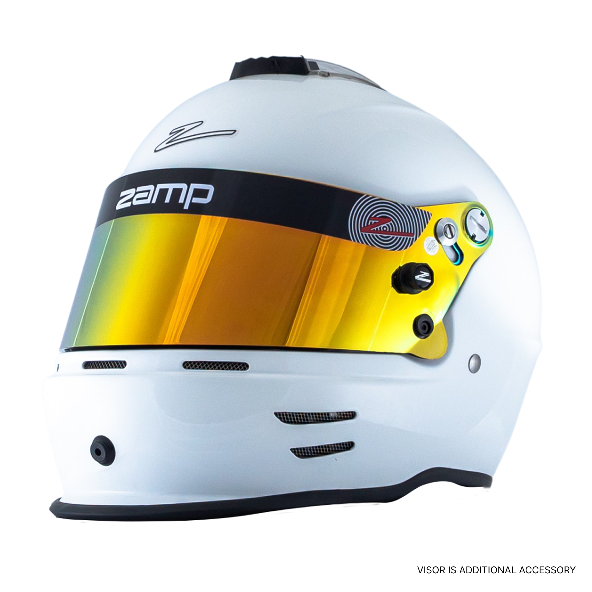 RZ 42 Youth Karting Helmet - White - Race and Rally