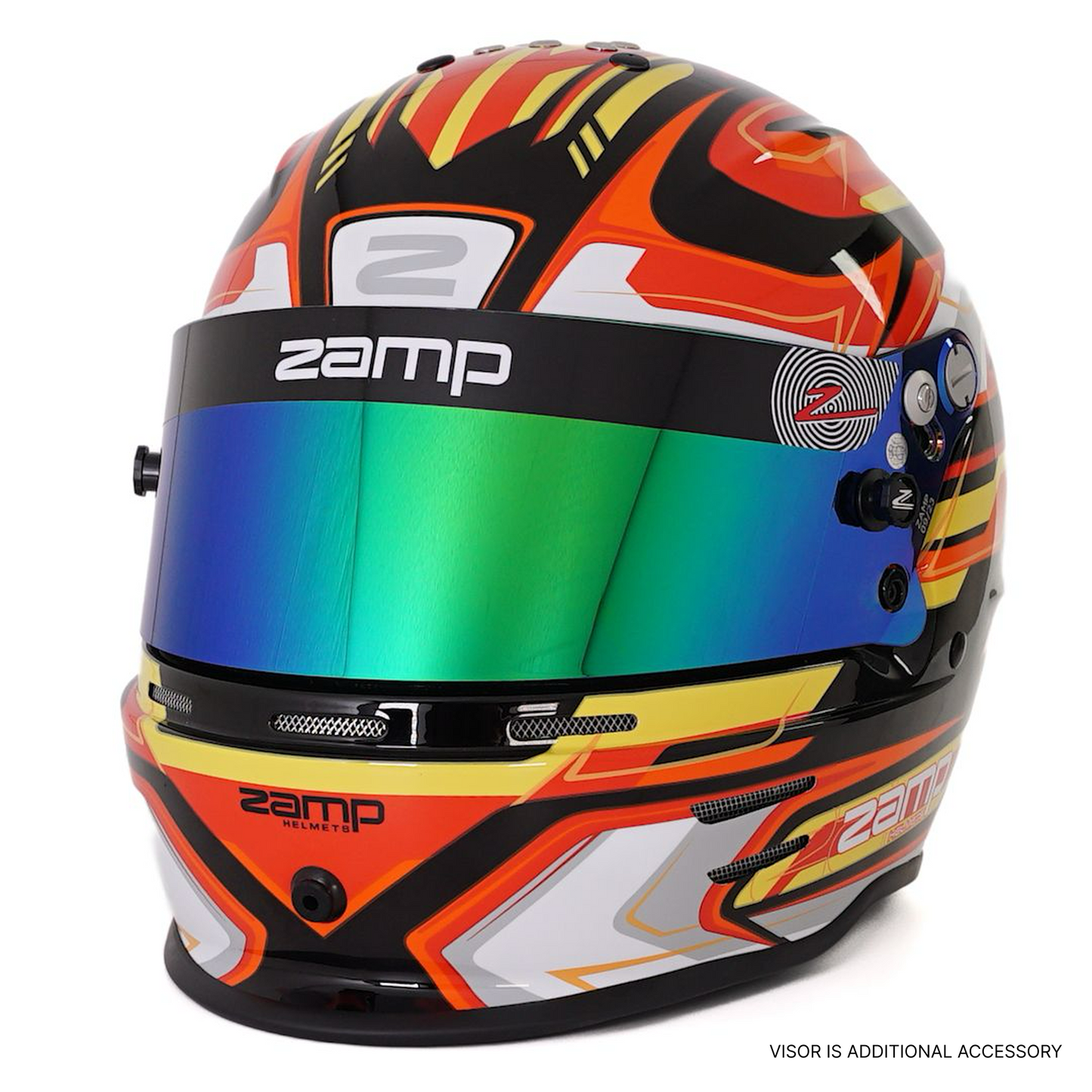 RZ 42 Youth Karting Helmet - Red / Black - Race and Rally