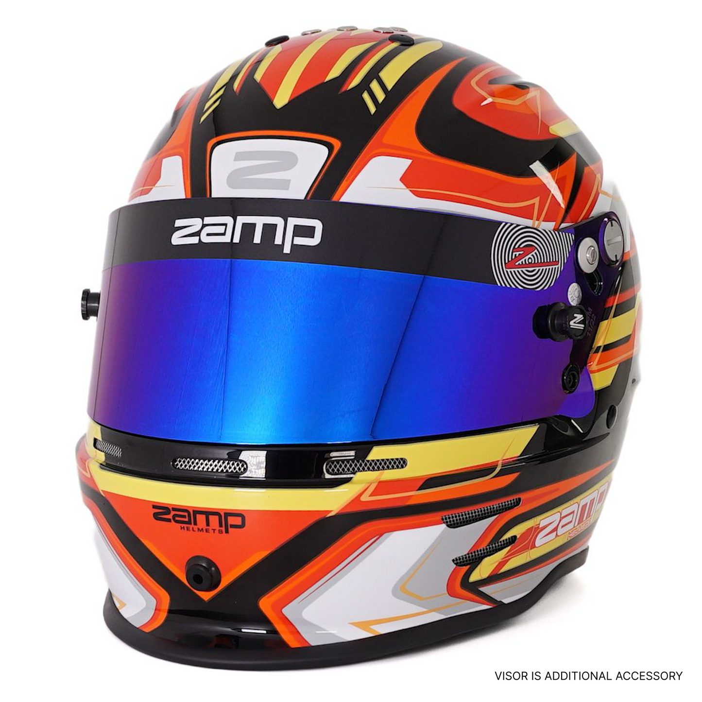 RZ 42 Youth Karting Helmet - Red / Black - Race and Rally