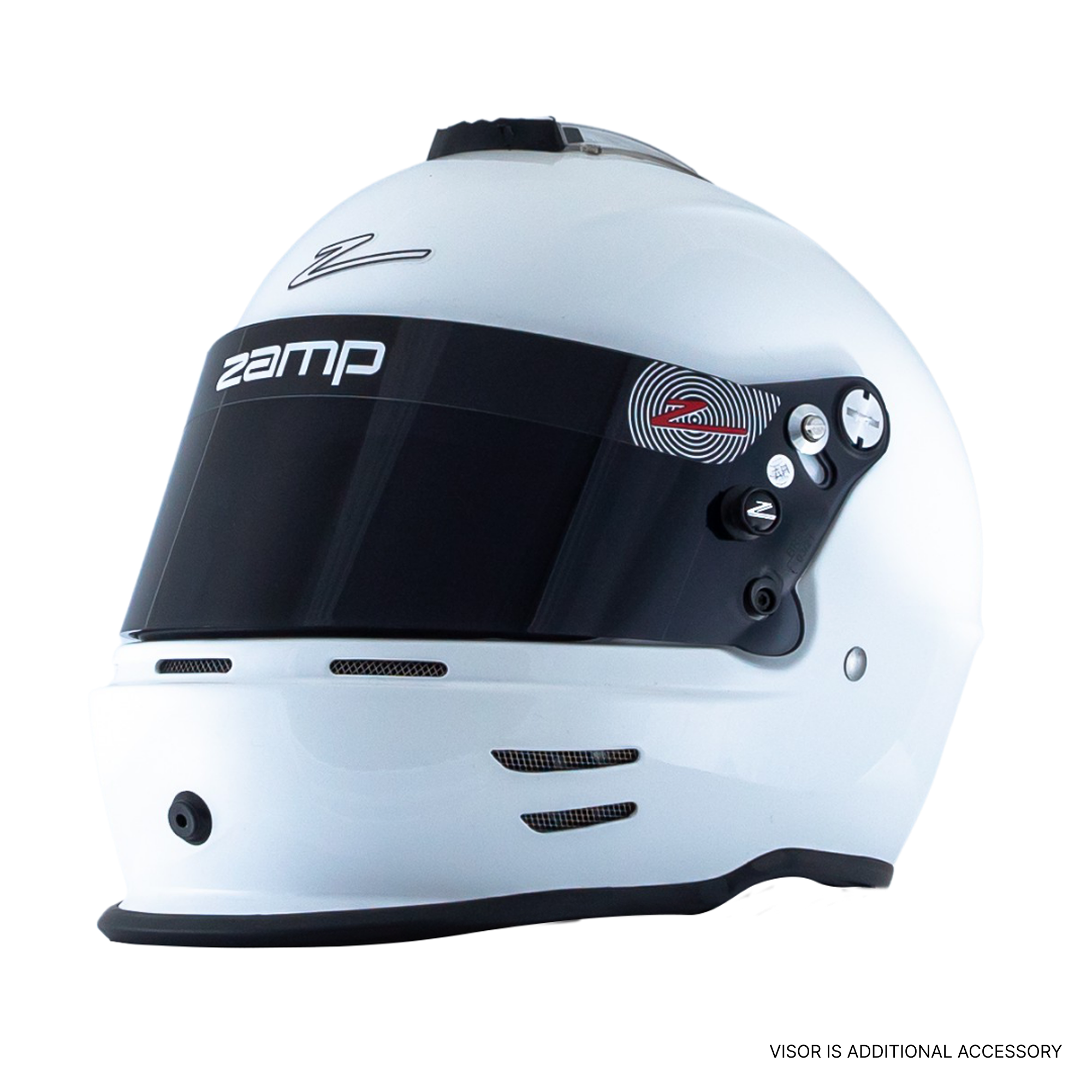RZ 42 Youth Karting Helmet - White - Race and Rally