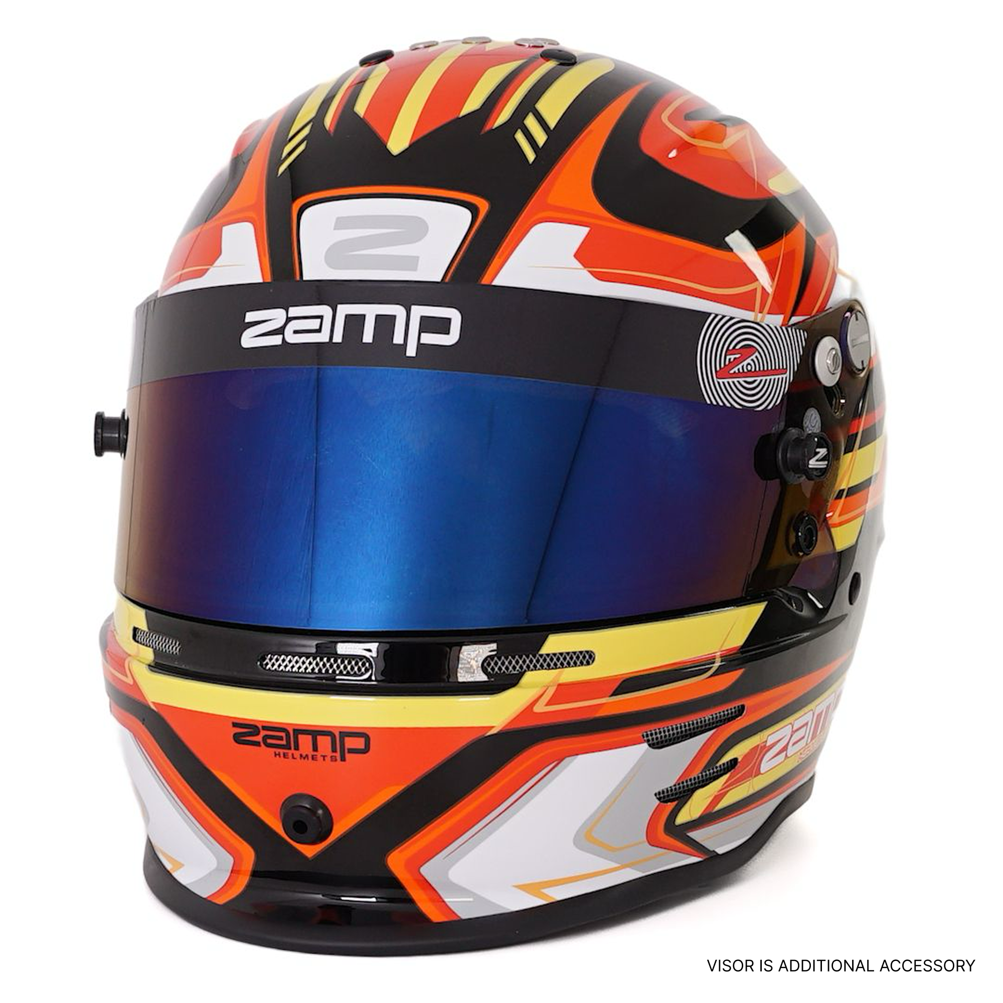 RZ 42 Youth Karting Helmet - Red / Black - Race and Rally