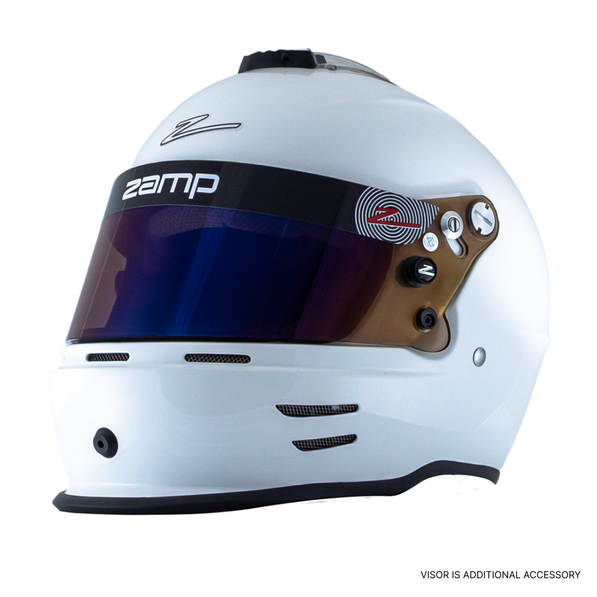 RZ 42 Youth Karting Helmet - White - Race and Rally