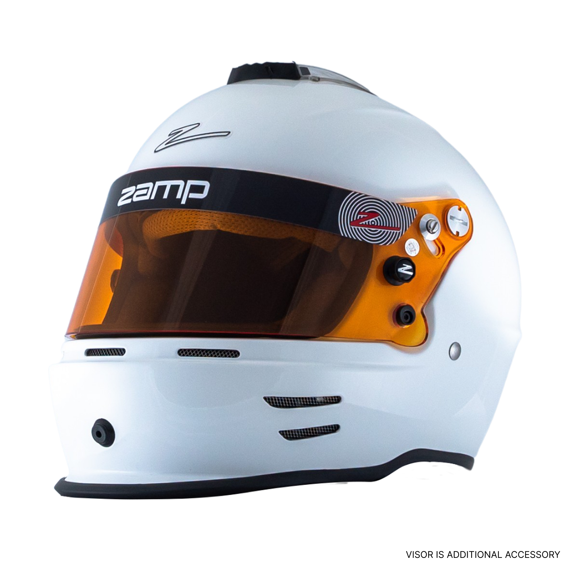 RZ 42 Youth Karting Helmet - White - Race and Rally
