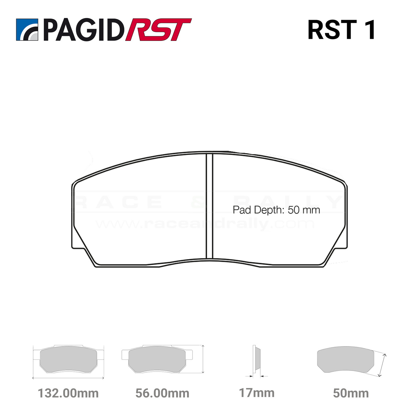 Pagid 1361 - RST 1 Brake Pads
