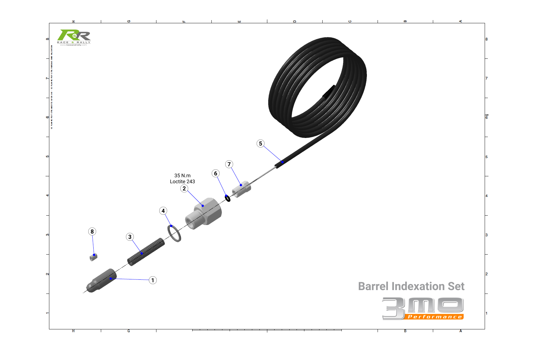 Barrel Indexation Set (TXL Gearbox Parts) - Race and Rally