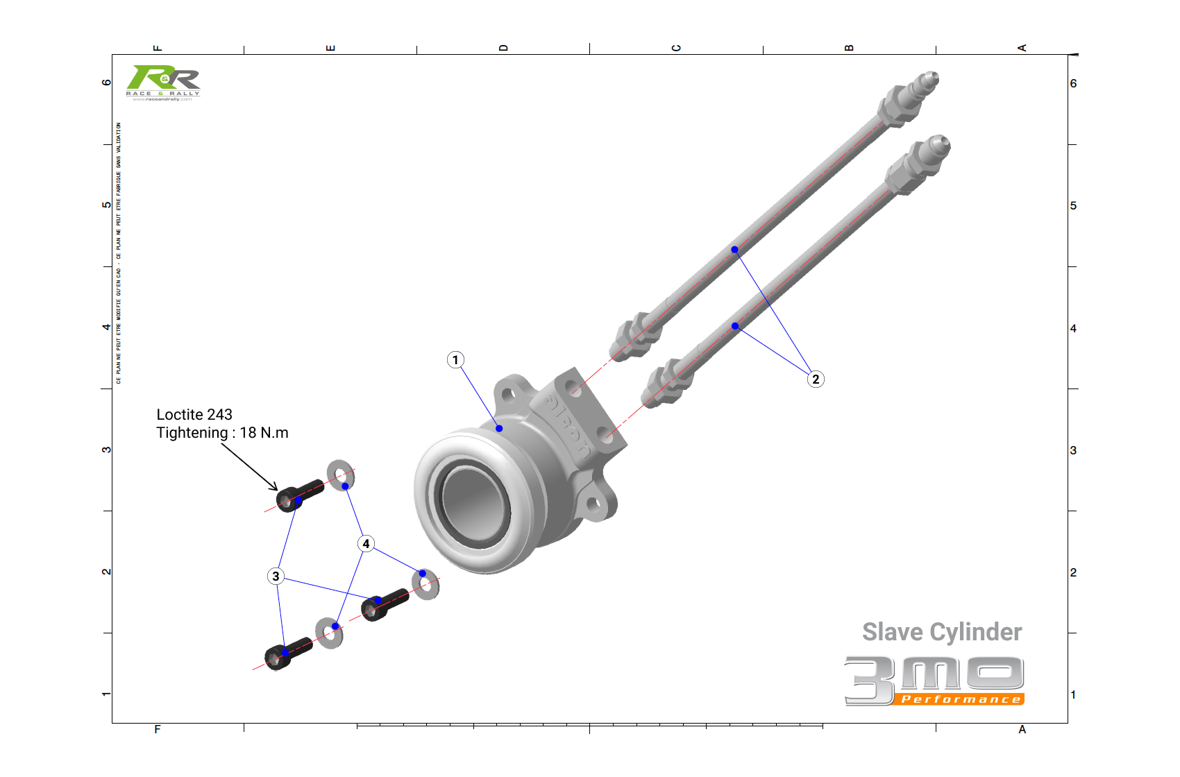 Slave Cylinder (TXL Gearbox Parts) - Race and Rally