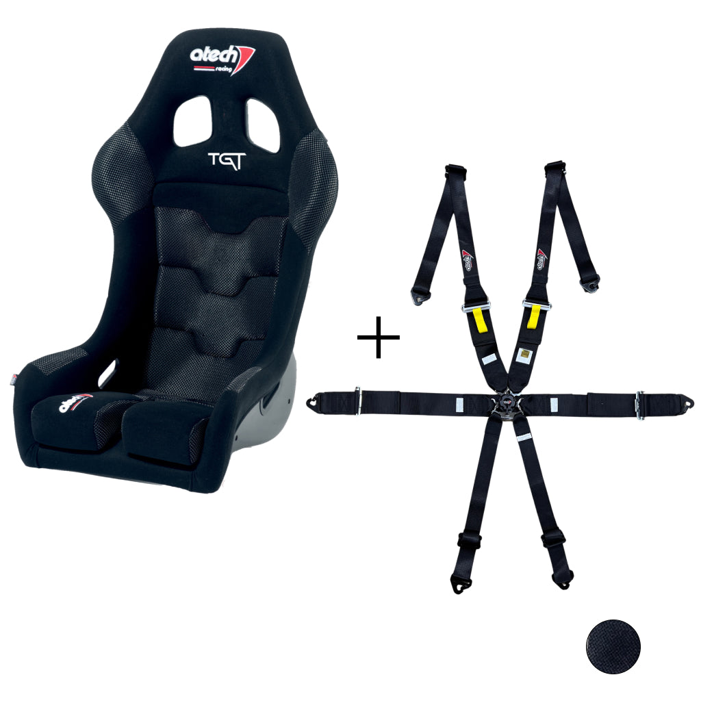 Atech Target XL Seat & Harness Bundle - Race and Rally