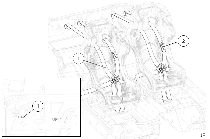 U1A - Seat Belt - Race and Rally