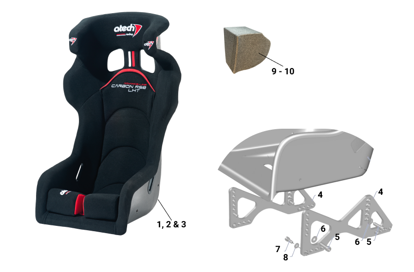 Y1B - Seating - Race and Rally