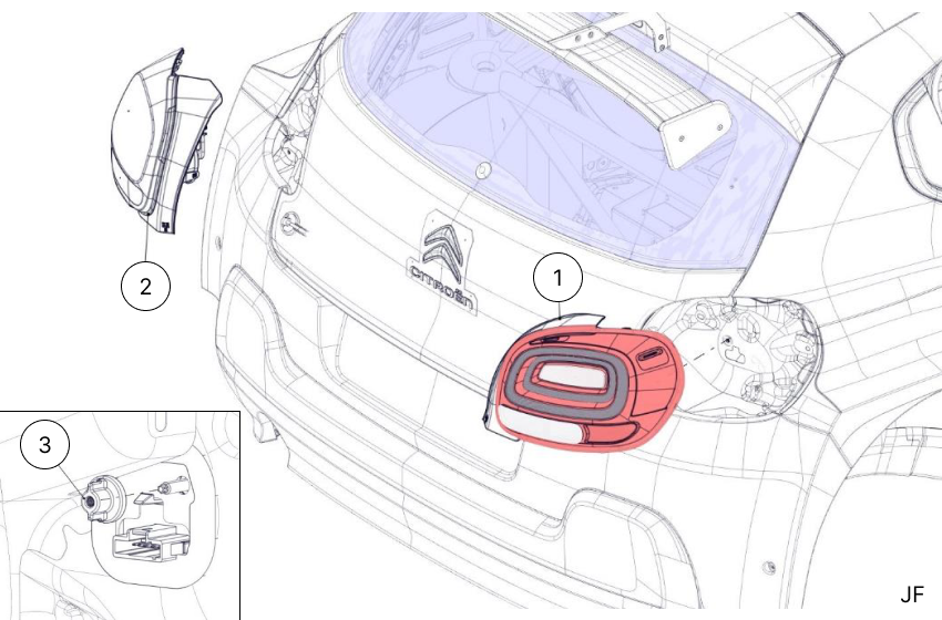 Z2F - Rear Lights - Race and Rally