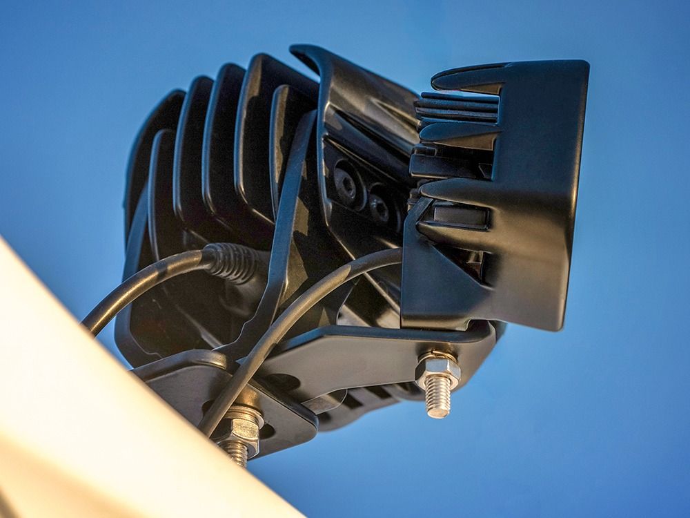 A-Pillar Twin Lamp Extension Bracket - Race and Rally