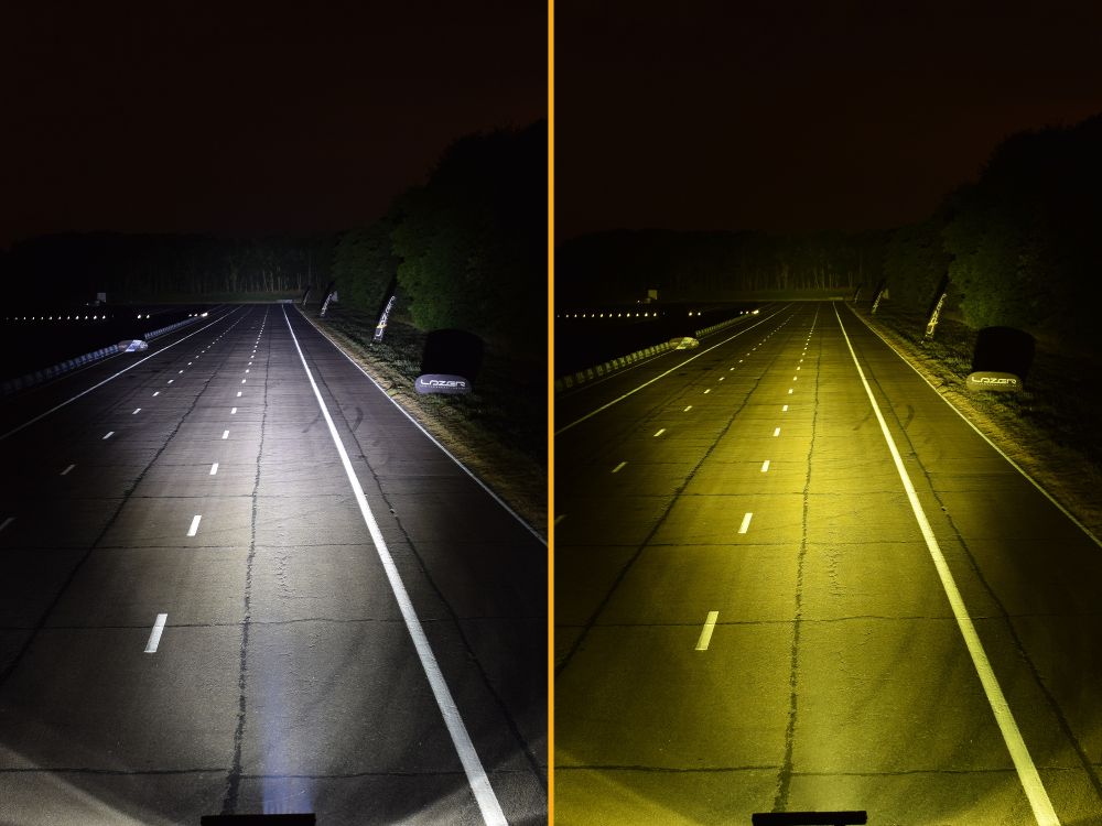 Amber Reeded Lens Kit (Triple-R) - Race and Rally