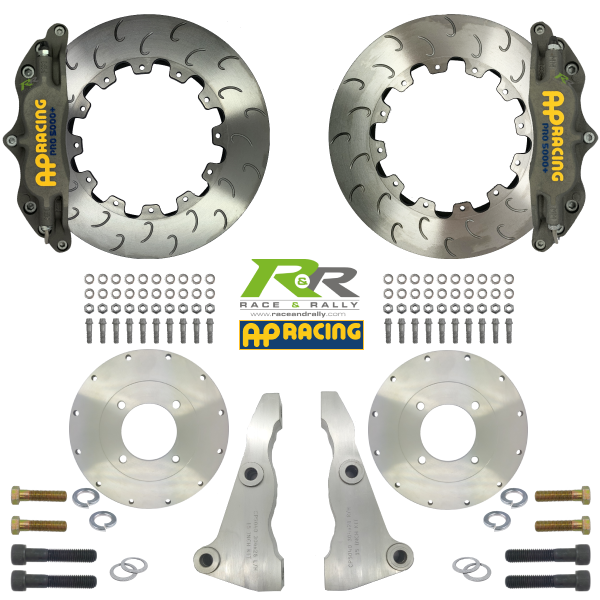 AP 15" Front Brake Kit - CP5040 Caliper - Ø304x28mm Discs - 'J' Hook Face Design - Race and Rally