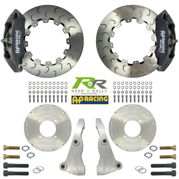 AP 15" Front Brake Kit - CP9440 Caliper - Ø304x28mm Discs - 'J' Hook Face Design - Race and Rally
