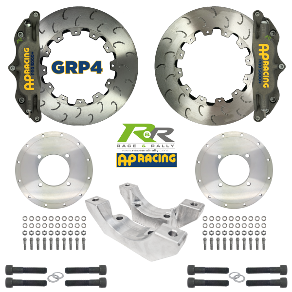 AP 15" Front Modular Brake Kit - CP5040 Caliper - Ø304x28mm Discs - 'J' Hook Face Design - Race and Rally