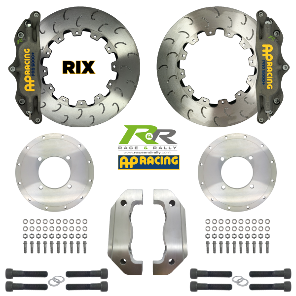 AP 15" Front Modular Brake Kit - CP5040 Caliper - Ø304x28mm Discs - 'J' Hook Face Design - Race and Rally