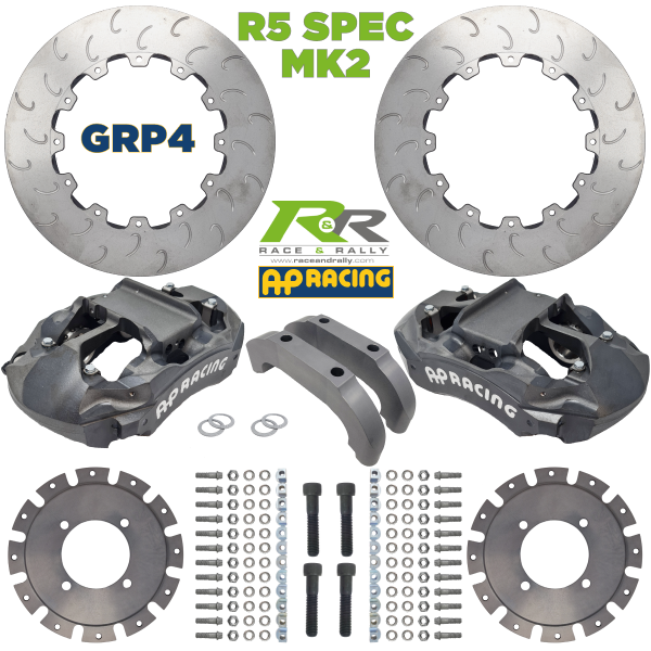 AP 15" Ultimate Front Modular Brake Kit - CP6840 Caliper - Ø310x32mm Discs - 'J' Face Design - Race and Rally