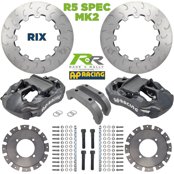 AP 15" Ultimate Front Modular Brake Kit - CP6840 Caliper - Ø310x32mm Discs - 'J' Face Design - Race and Rally