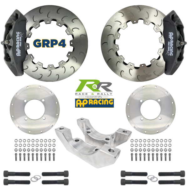 AP 15" Front Modular Brake Kit - CP9440 Caliper - Ø304x28mm Discs - 'J' Hook Face Design - Race and Rally