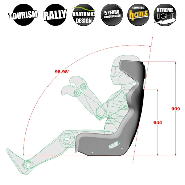 Atech Extreme S2 Racing Seat - Race and Rally