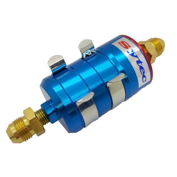 Bullet Motorsport Fuel Filter - with Mounting Clips - Race and Rally