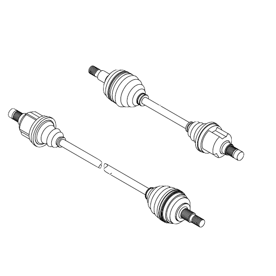 Citroen Racing C2R2 Max Driveshafts