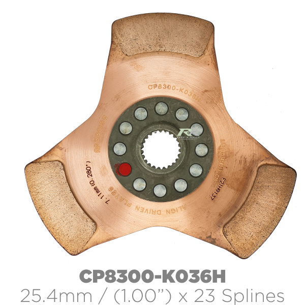 CP8300 - 3 Paddle (Ø184mm x 7.11mm) - Race and Rally