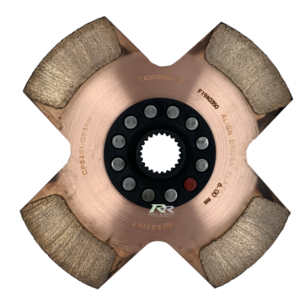 Ø184mm x 6.00mm - 4 Paddle Bonded - 1.00"x23 Splines - 14.20mm Hub - Race and Rally