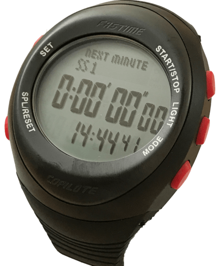 Fastime RW3 Rally Black with Red buttons