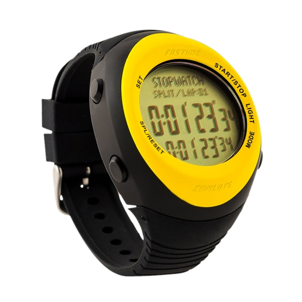 AST Fastime Rally Watch RW3WGY - Yellow Bezel with Grey Display