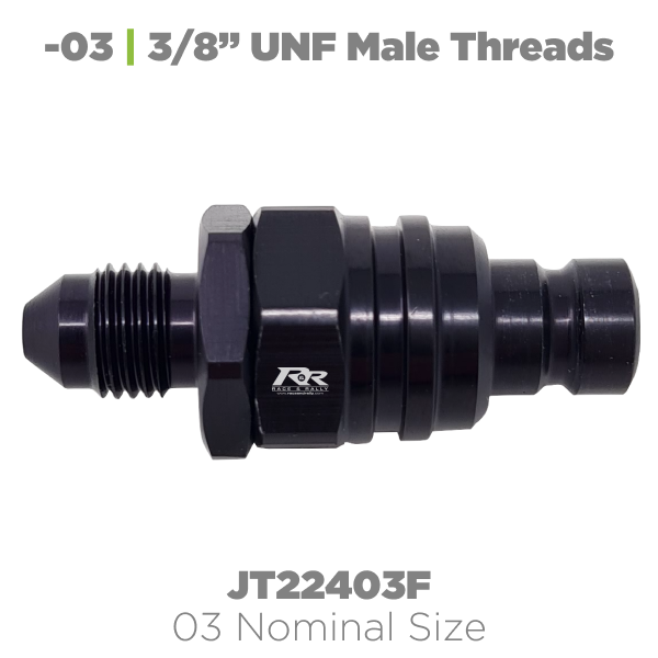 2000 Series Straight Plug - Male Threads - Race and Rally