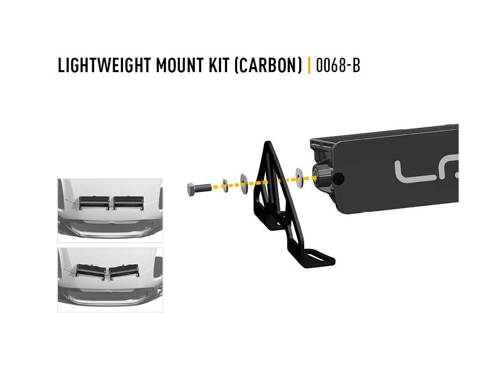 Lightweight Bonnet Mount Kit - Race and Rally