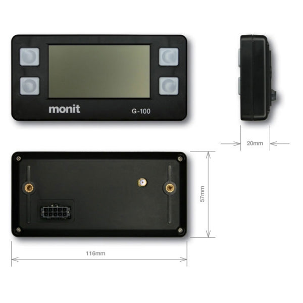Monit G100 - Dimensions