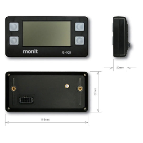 Monit G200 - Dimensions