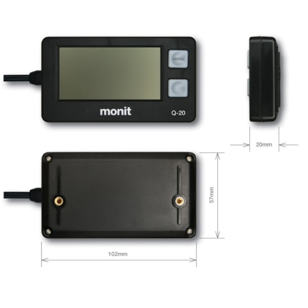 Monit Q20 Dimensions