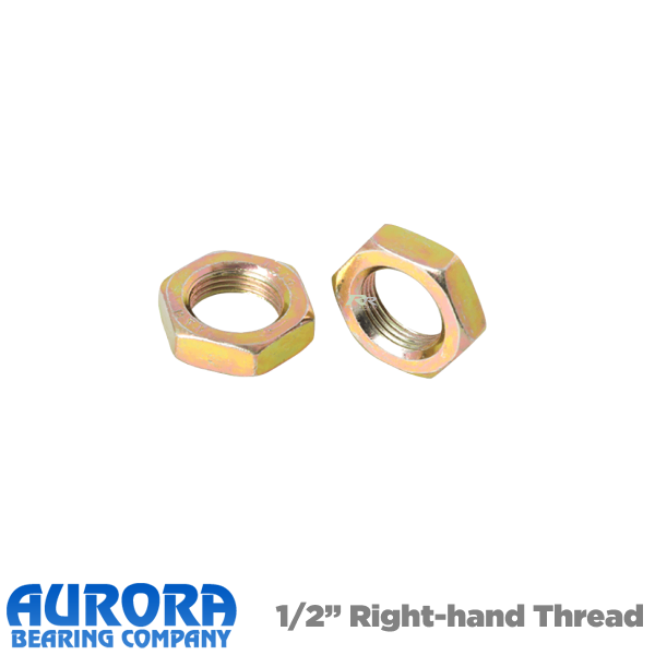 1/2" UNF Carbon Steel Lock Nut - Right-hand
