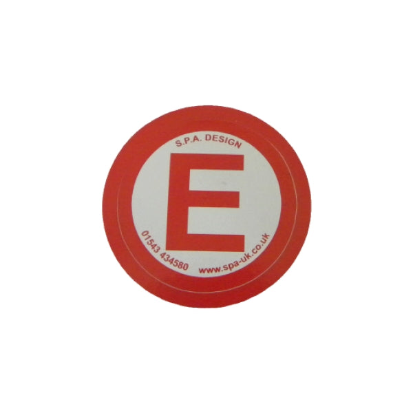 SPA small E Location Decal