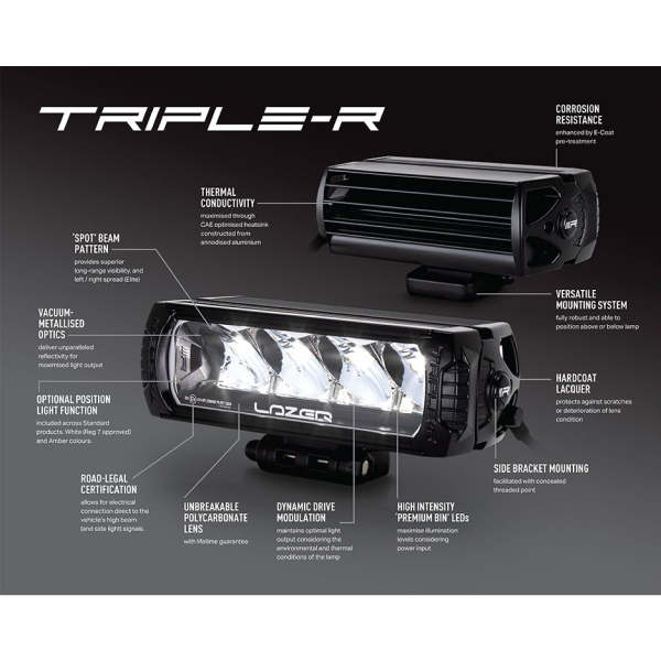 Lazer Lamps Triple-R 750 - With position Light